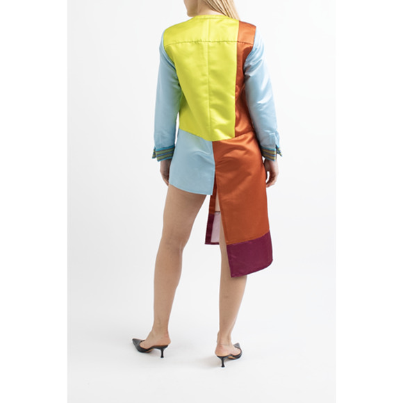 Alado Color Block Asymmetrical Jacket - Picture 4 of 6